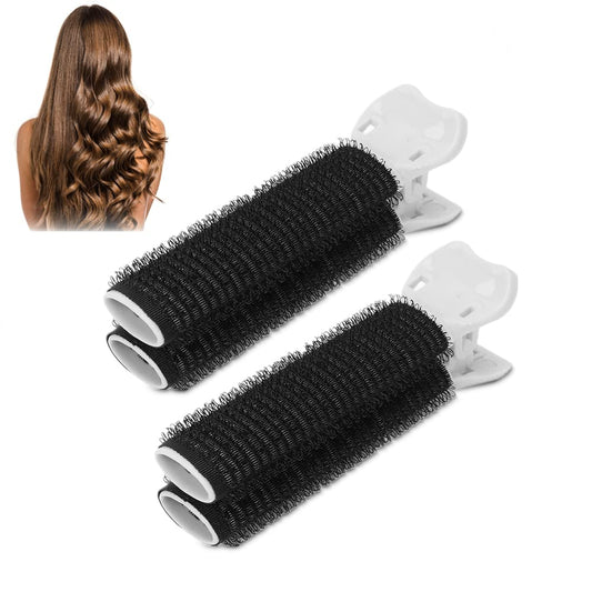 2 Pcs Volumizing Hair Root Clip, Hair Volume Curler Clips, Fluffy Hair Volumizing Clips, Hair Styling Tool for DIY Curly Hair(Black)