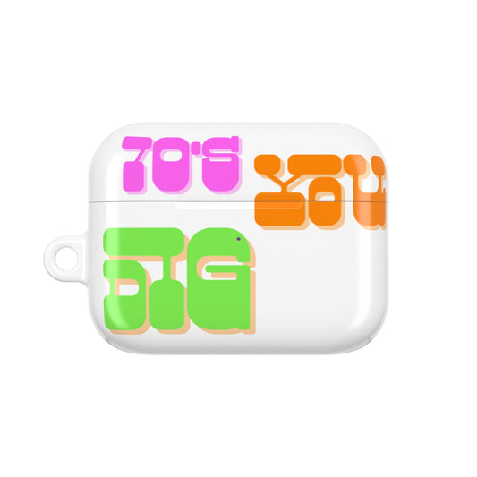 Wireless Earbud Case Cover – 70s Spin