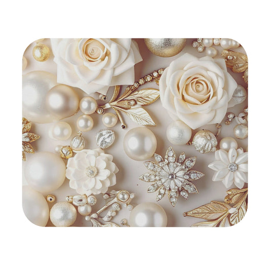 Mouse Pad – Ivory Opulence