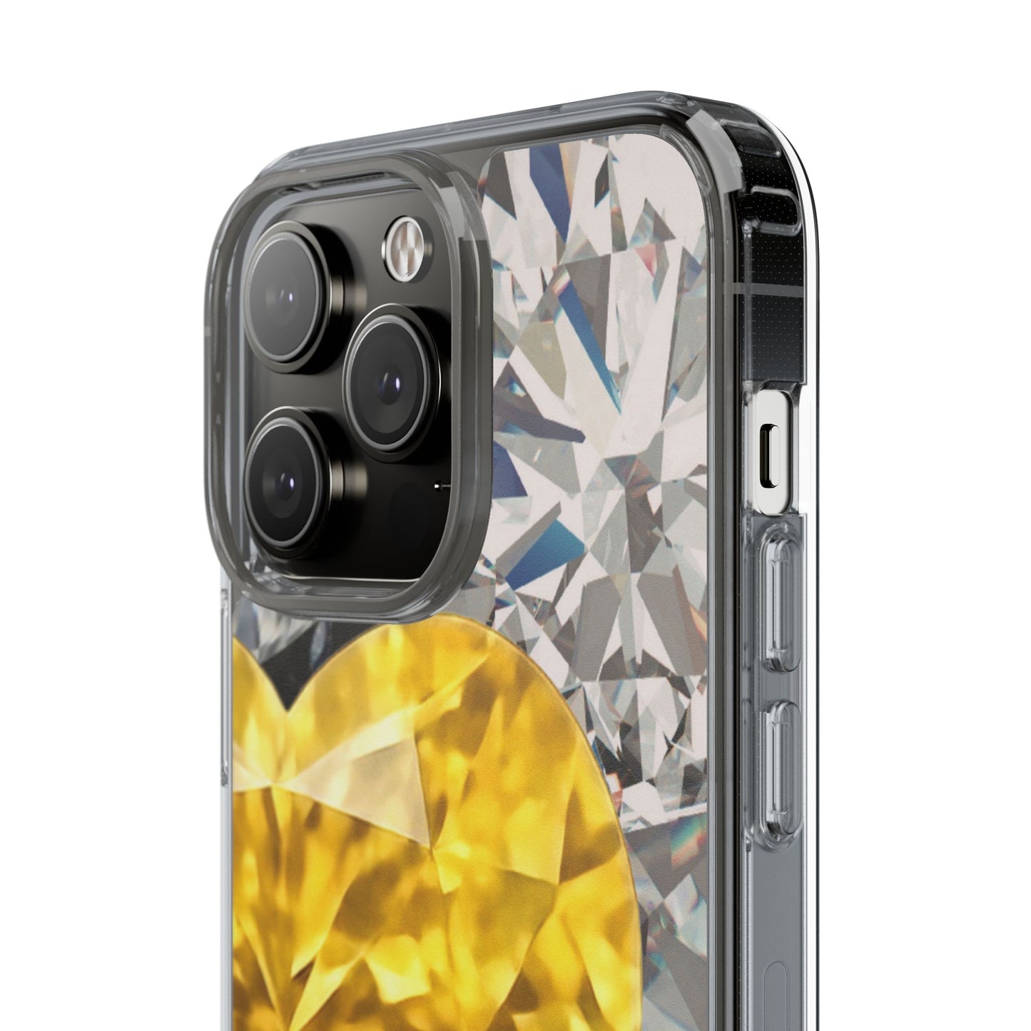 Clear Phone Case – Heart of Gold