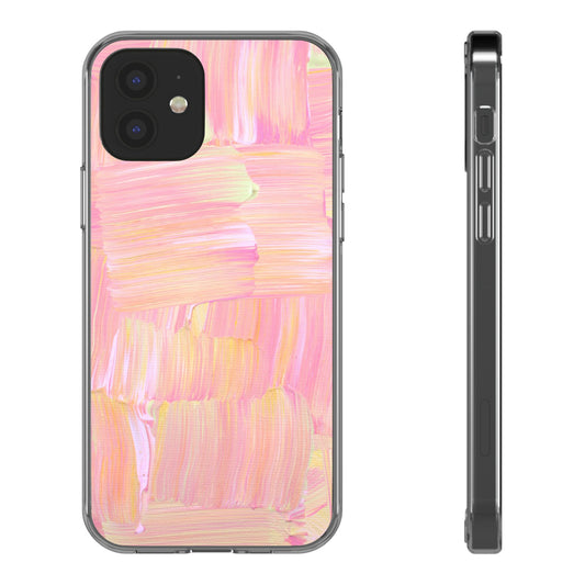 Clear Phone Case – Sorbet Stroke