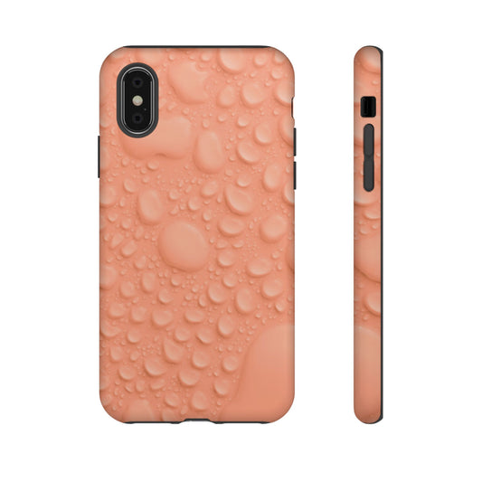 Protective Phone Case – Apricot Rain