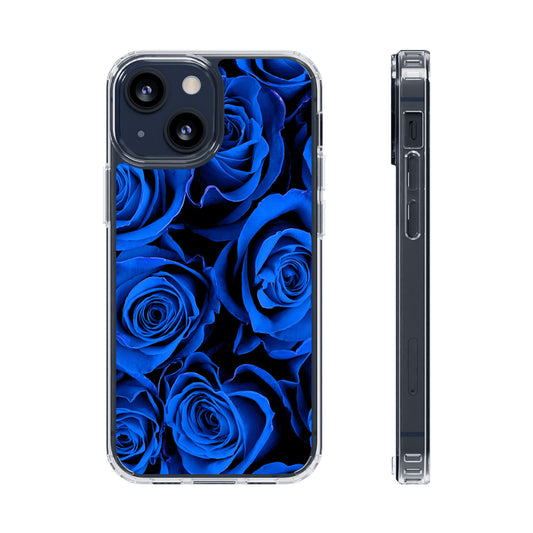 Clear Phone Case – Midnight Bloom