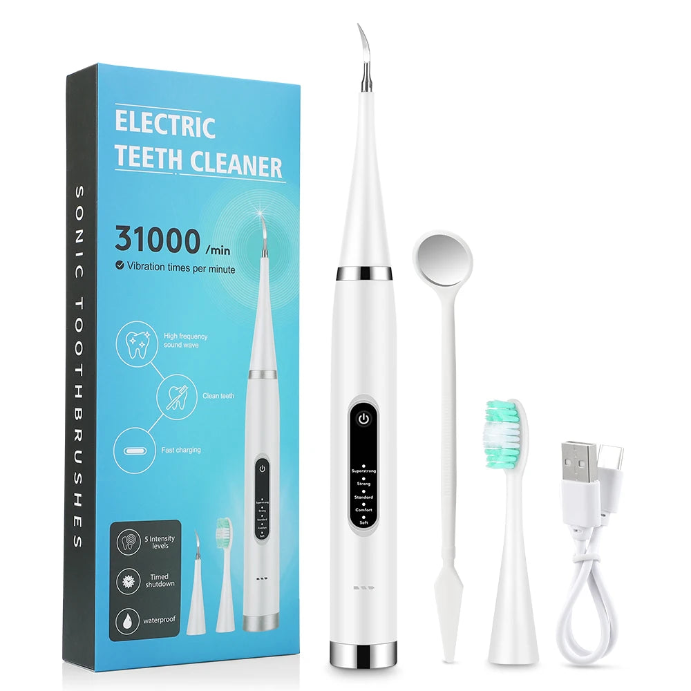 High Frequency Teeth Cleaner: Electric, Tartar & Plaque Removal