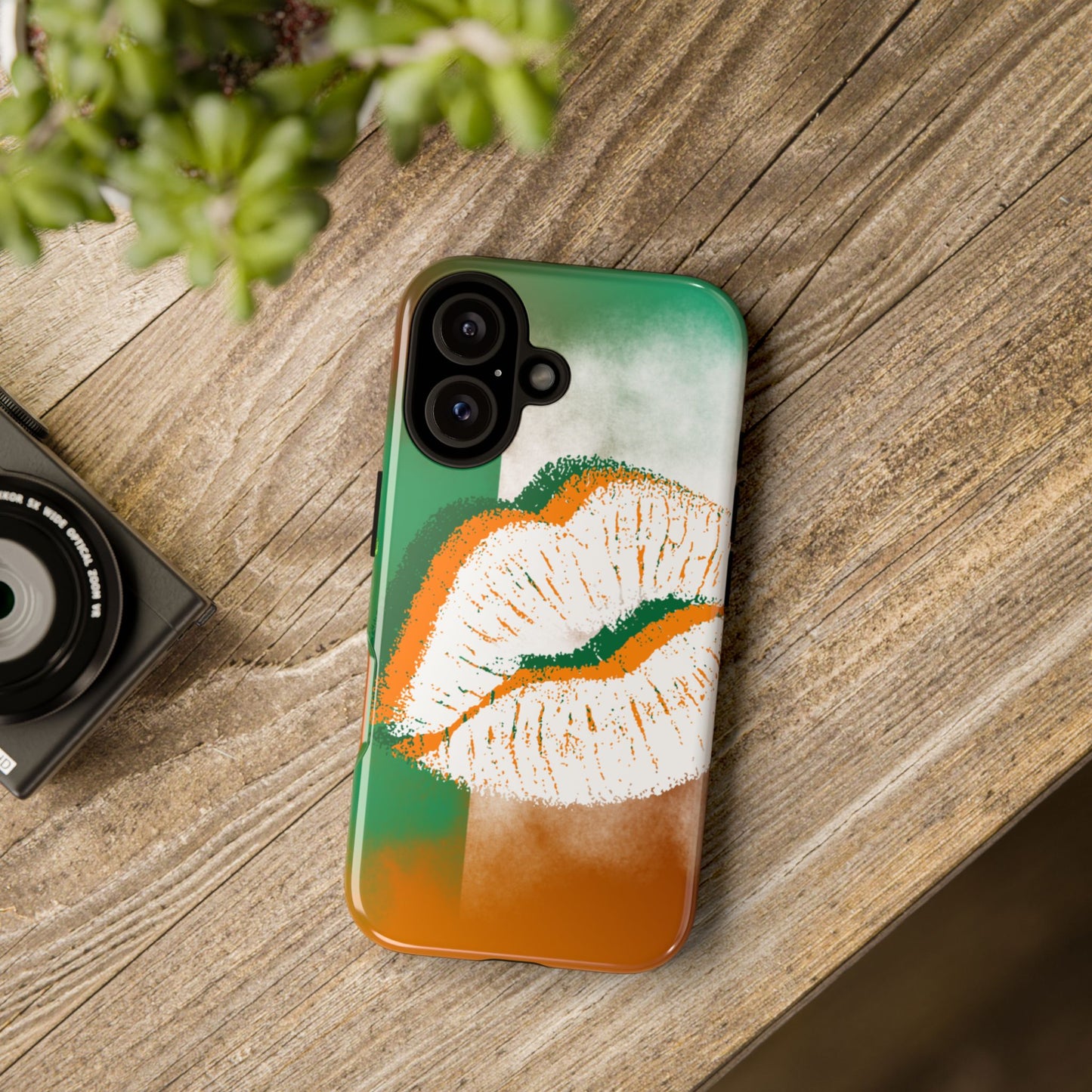 Protective Phone Case – Irish Lip