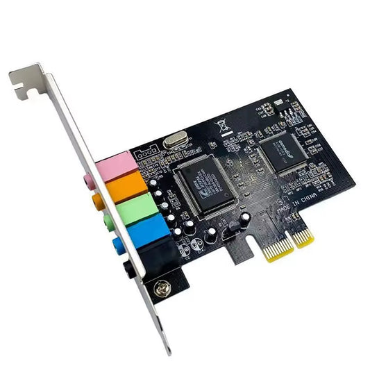 Pcie Sound Card 5.1 PCI Express Sound Effect Surround Card 3D Stereo Audio CMI8738 Chip High Sound Performance PC Sound Card