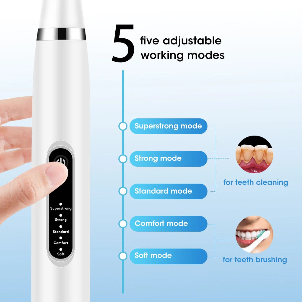 High Frequency Teeth Cleaner: Electric, Tartar & Plaque Removal