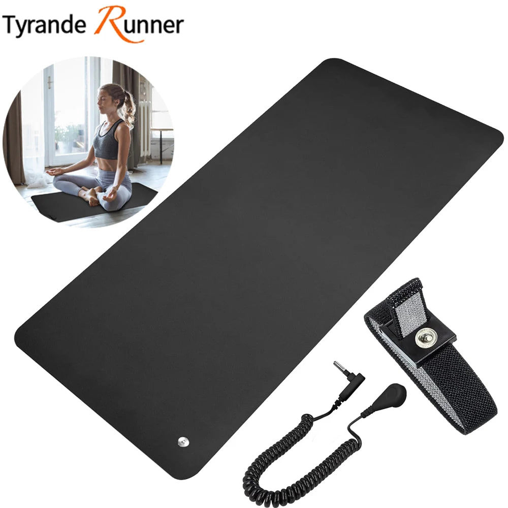 30X60CM Grounding Mat for Improves Sleep Earth Grounding Pad for Energy Pain Relief Inflammation Enhanced Circulation