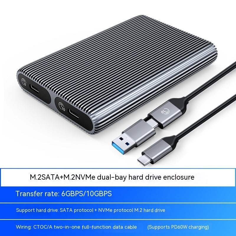 Notebook SSD External Enclosure - Portable Storage Adapter Case