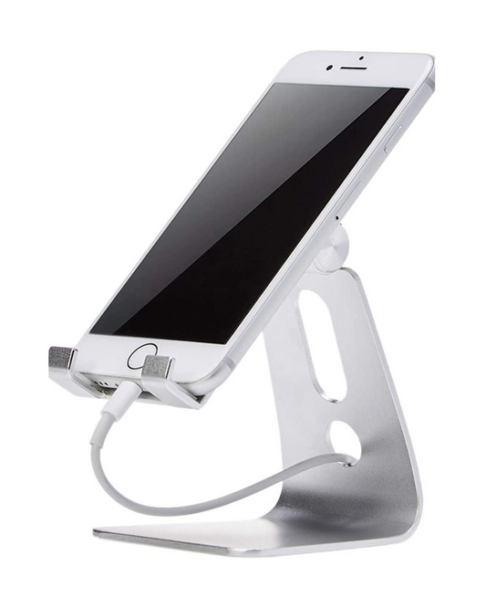 Adjustable Aluminum Phone Stand - Universal Holder for iPhone & Android