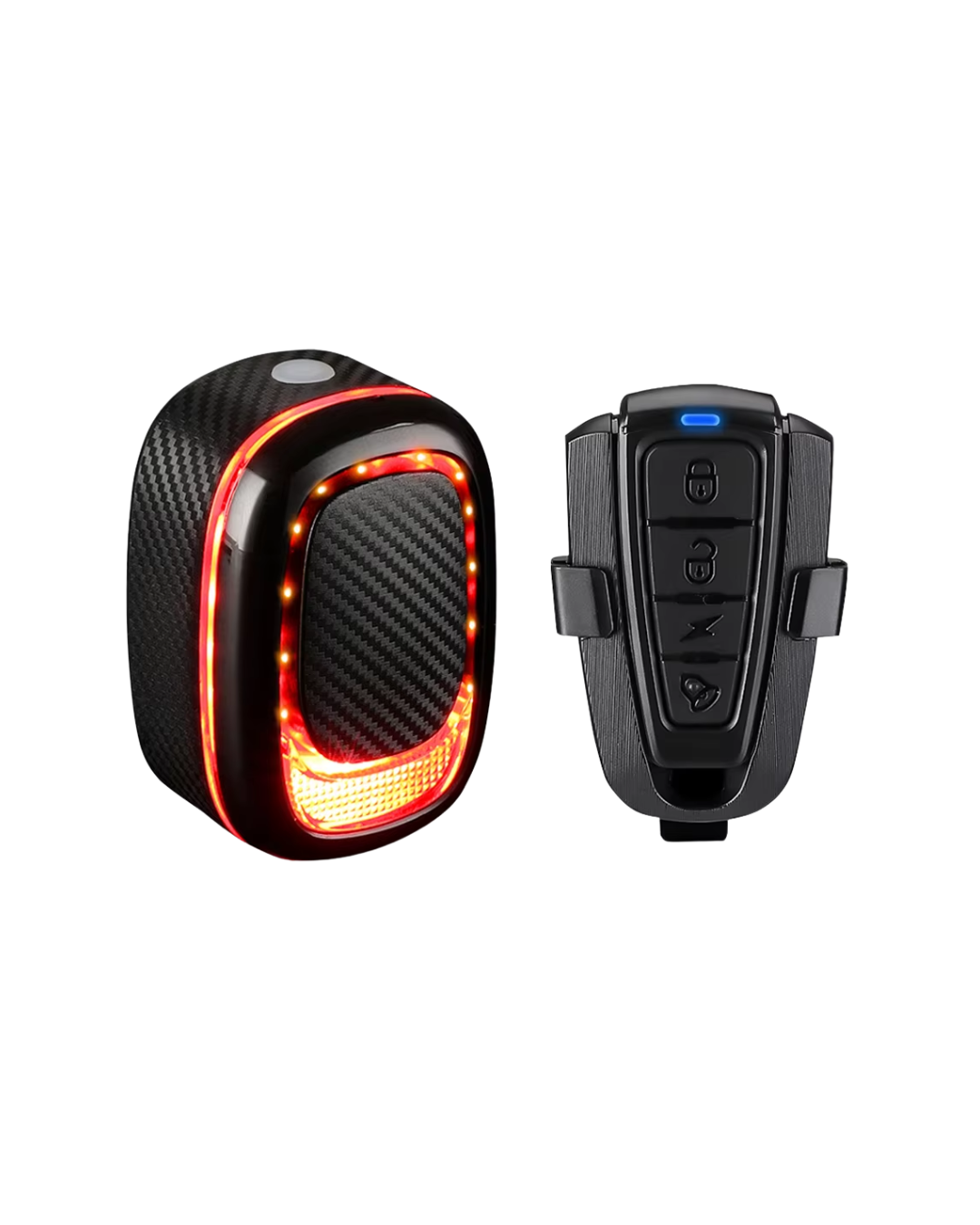 Anti-Theft Bike Alarm - Waterproof with Brake Light & Remote Control