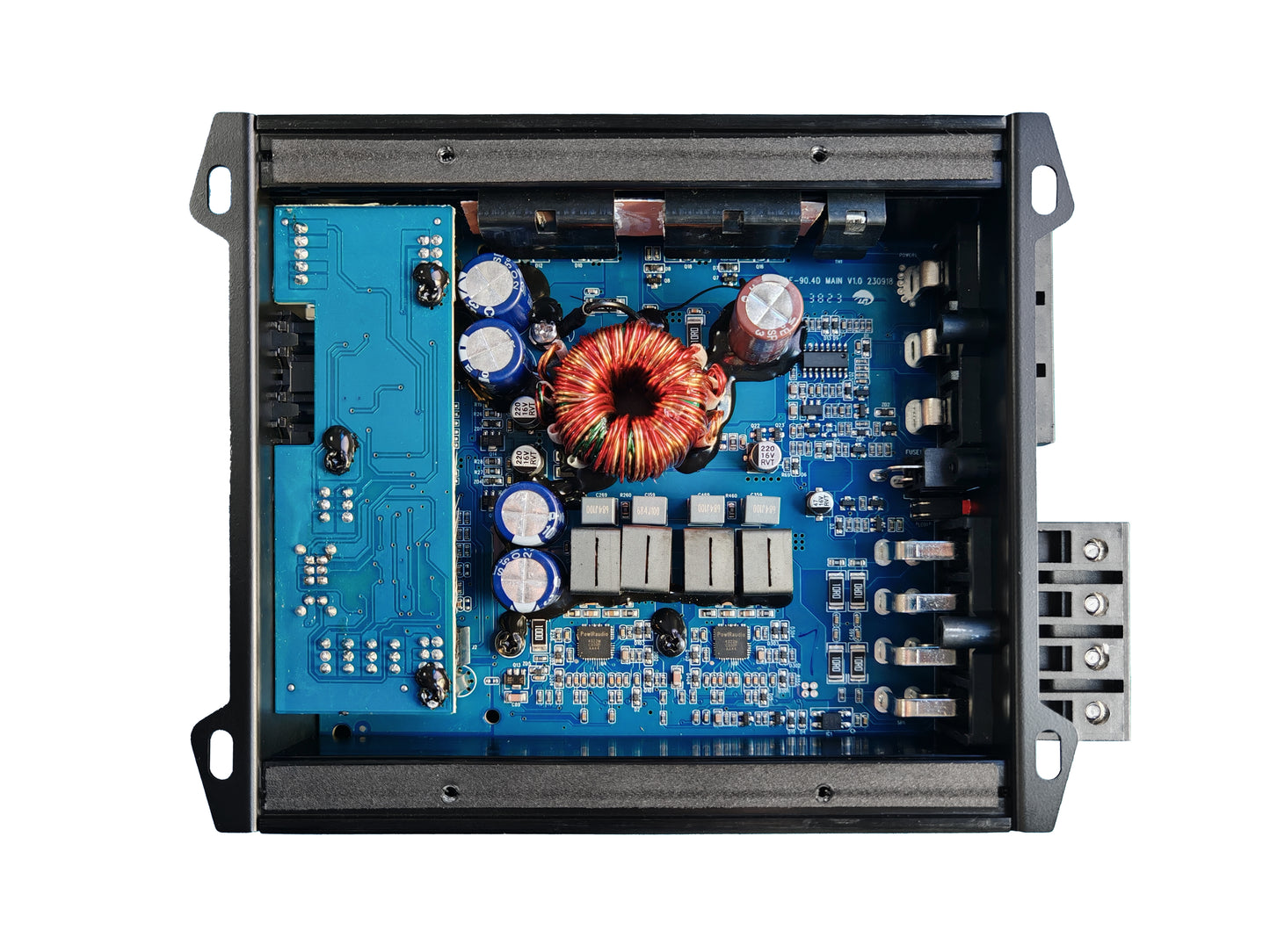 4-Channel Car Audio Amplifier - 720W Max Vehicle Sound Power