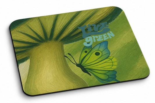 Rectangle Mouse Pad – Live Green