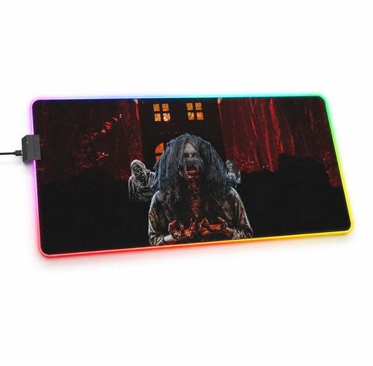 Gaming LED Desk Mat – Undead Uprising