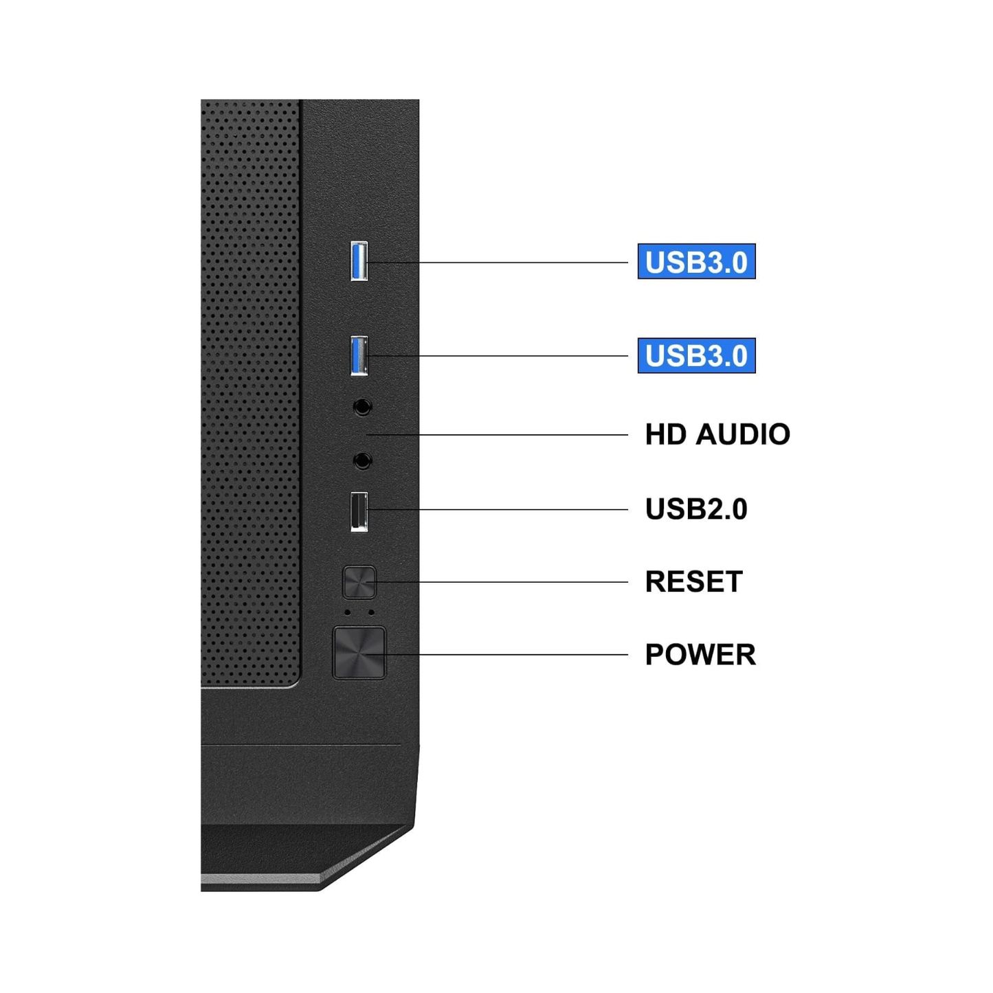 Classico Max Storage Master E-ATX Case - 4x 120mm Fans, 10x 3.5" Drive Bays