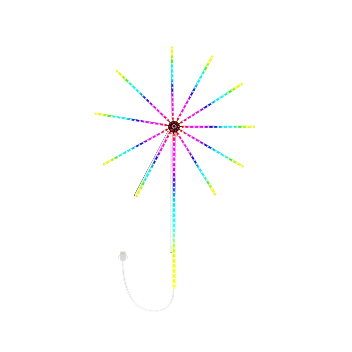 Fireworks LED String Lights - USB RGBIC, Music Sync, Festival/Party Decor