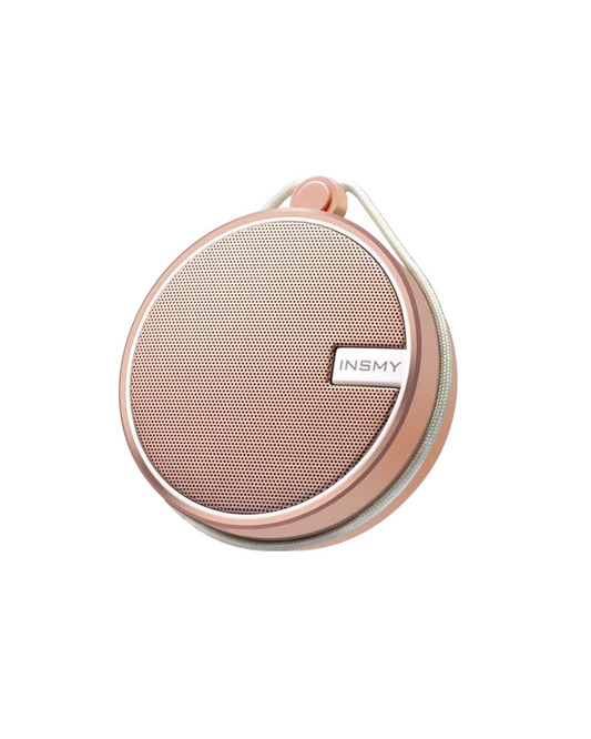 Altavoz de ducha Bluetooth resistente al agua IPX7: portátil y con sonido alto y claro.