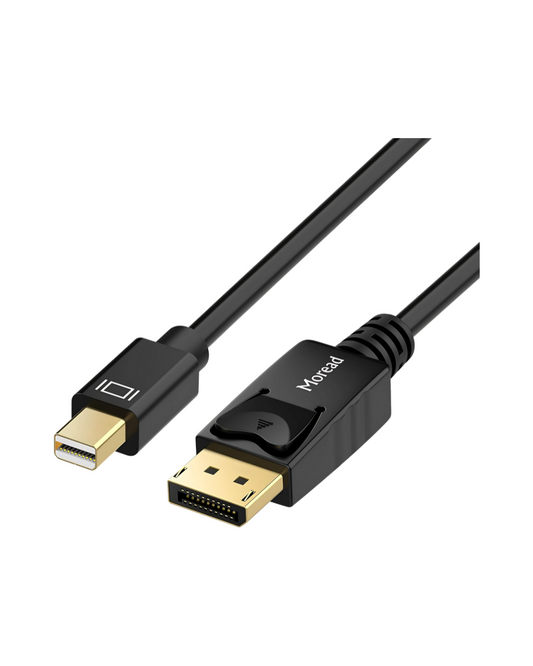 Mini DisplayPort to DP Cable (6ft) - 4K@60Hz Gold-Plated Connection