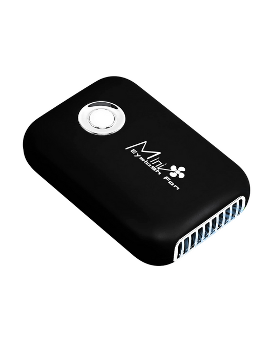Mini ventilador para extensiones de pestañas - Portátil, recargable por USB, con 3 velocidades