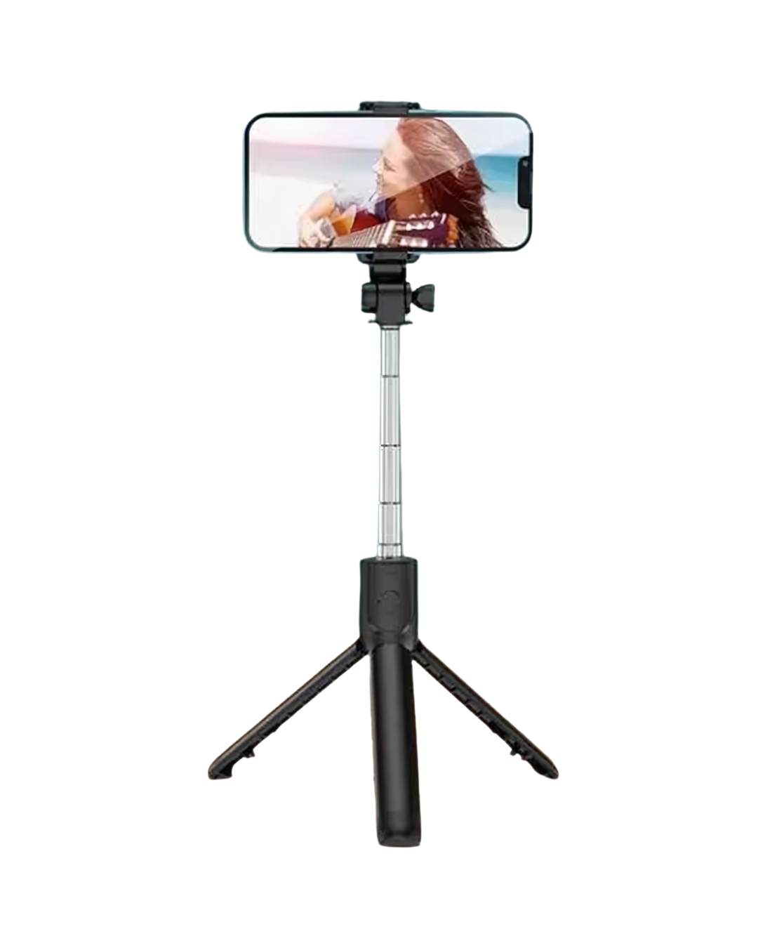 Bluetooth Selfie Stick with Fill Light - Wireless Remote Shutter & Phone Holder Tripod