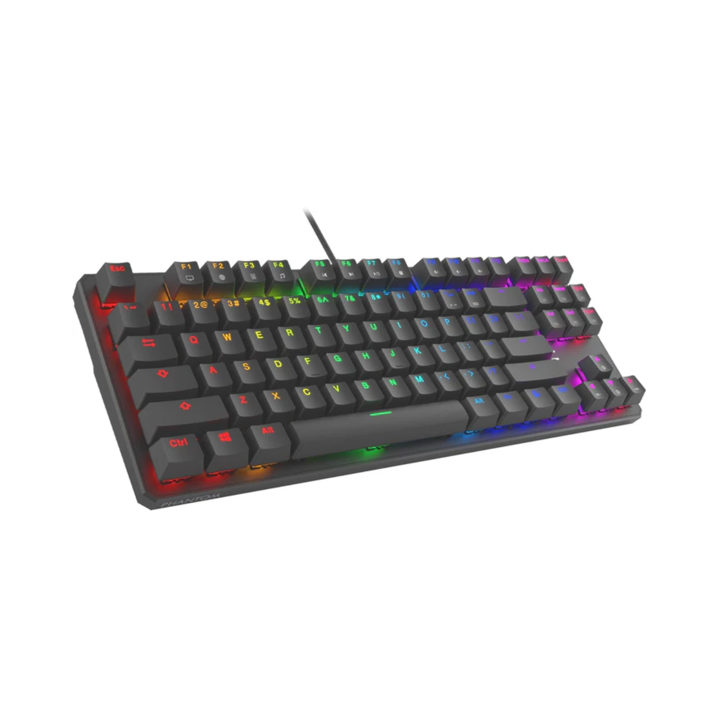 Phantom 87-Key Mechanical Keyboard - RGB LED, Outemu Red Switch