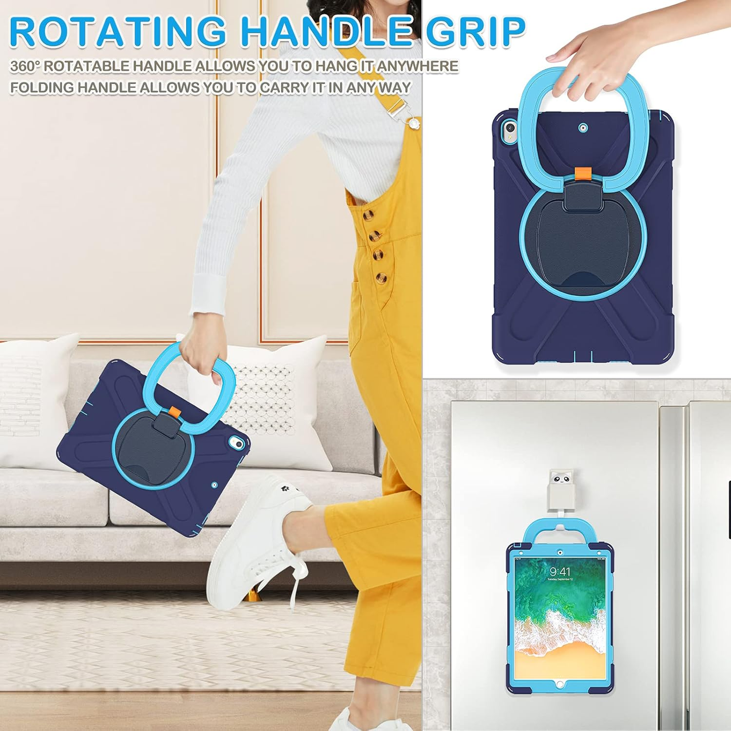 Funda protectora para iPad con correa para el hombro - Compatible con Pro y Air 3 de 10,5"