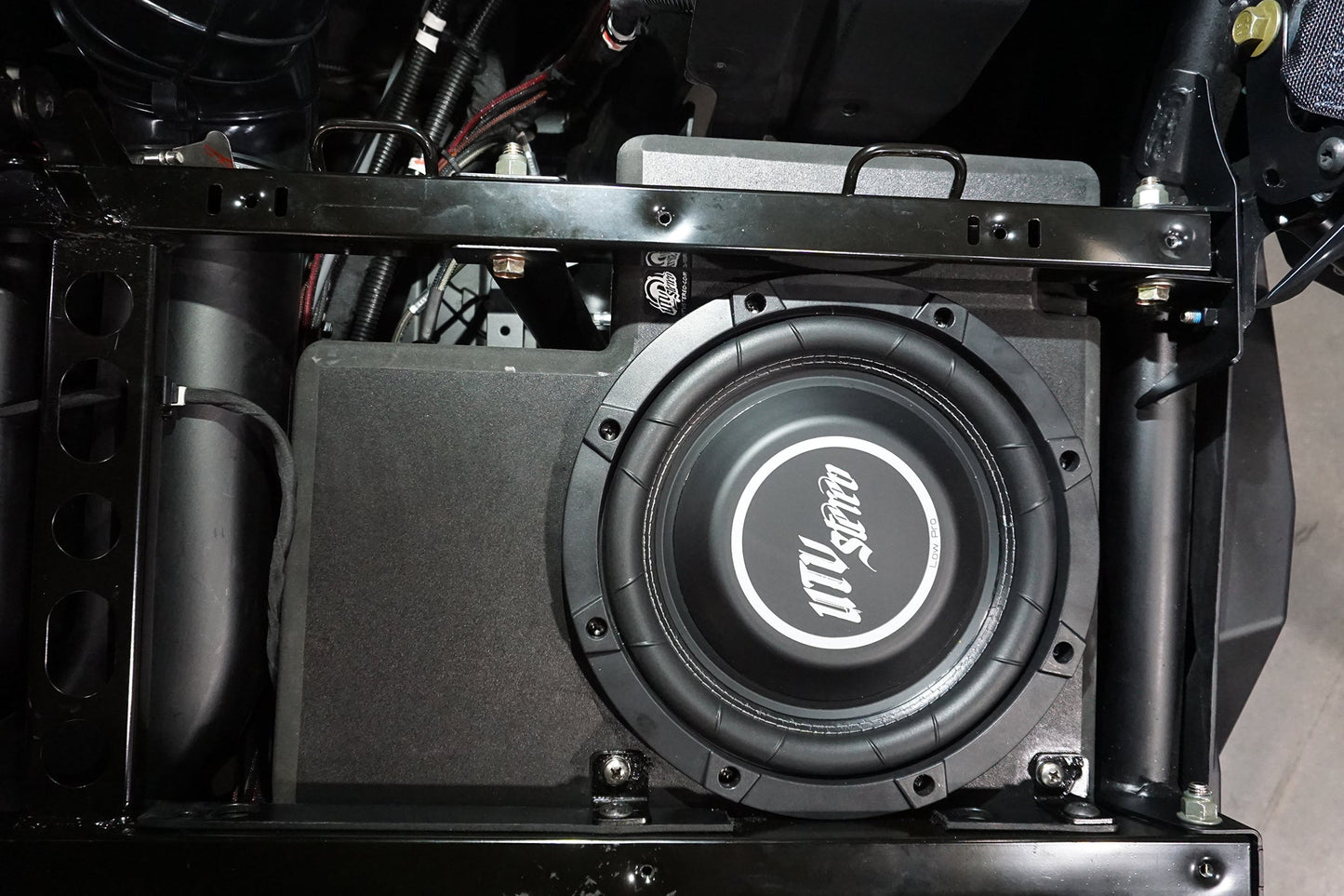 RZR Pro Series 10" Rear Driver Subwoofer Enclosure (UTVS-PRO-ENC-RDRIVER)