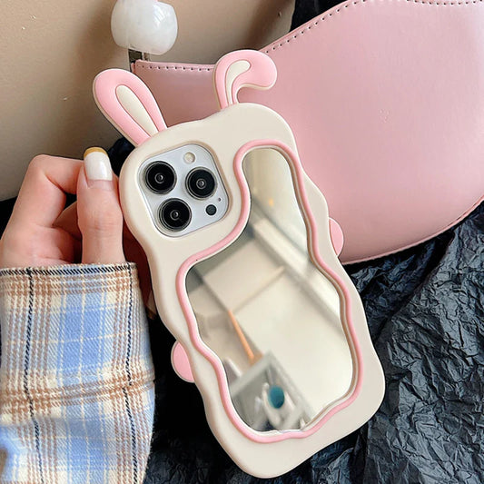 Mirror Phone Case – Bunny Design