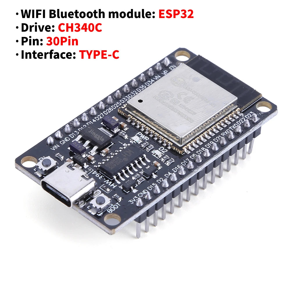 ESP32 Development Board Expansion Board Compatible with ESP32 Wifi Bluetooth Module Nodemcu-32S Lua 30Pin Expansion Board