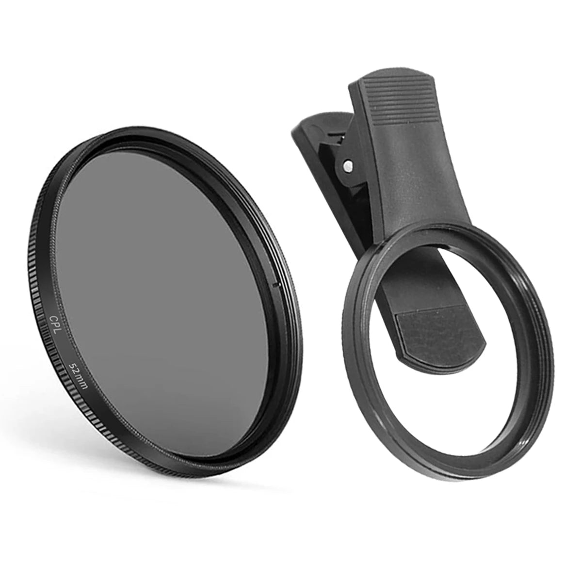 FONKEN 52Mm Clip-0N CPL Phone Cameralens Filter Kit, Circular Polarizer Polarizing Filter, Clearer HD Backlight Phone Filter Set