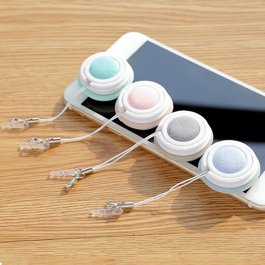Macaron Phone Screen Cleaner Lens Cleaning Cloth with Hanging Loop