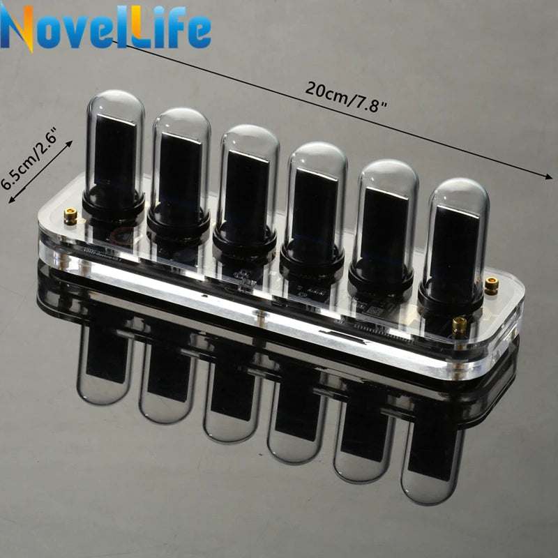 SE Nixie Tube Clock Kit Digital Calendar Stopwatch Time Photo Display Gesture Control Creative Desk Decoration Gifts