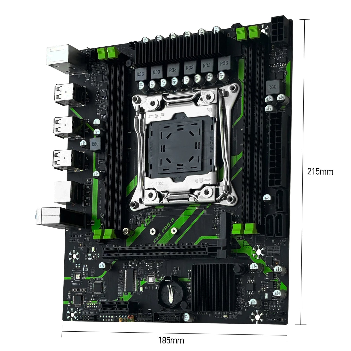 X99 PR9-H Motherboard Optional Xeon E5 2640 V4 LGA 2011-3 CPU Kit Set 16GB DDR4 Memory RAM NVME M.2