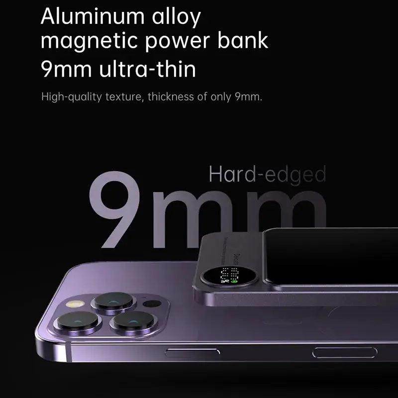 PowerHub ChargeMate Wireless Charger - MagSafe Power Bank for iPhone