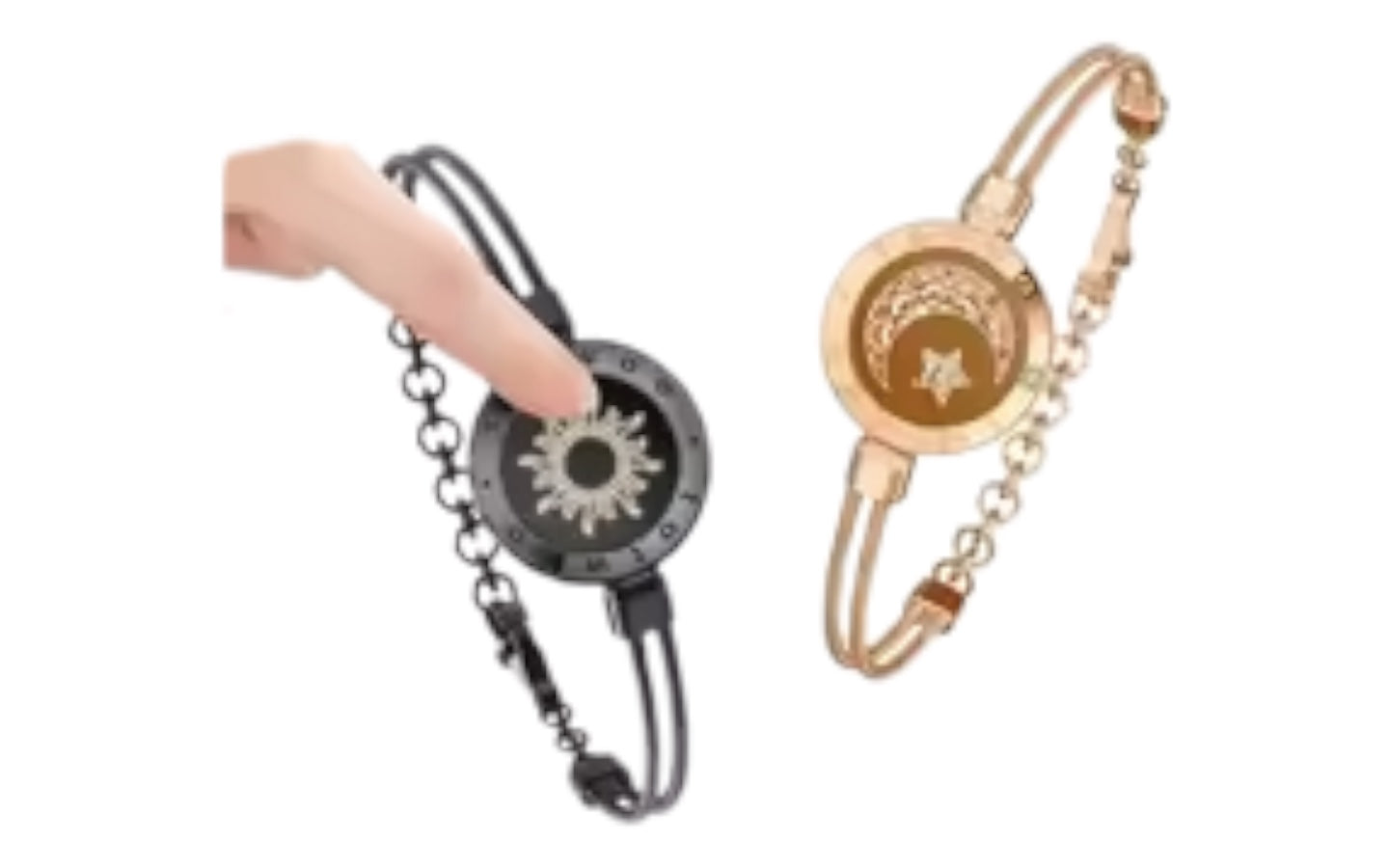 Pulseras táctiles de larga distancia Miss You que se iluminan y vibran para parejas