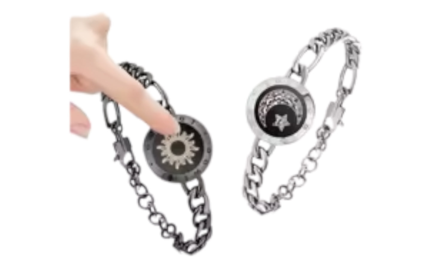 Pulseras táctiles de larga distancia Miss You que se iluminan y vibran para parejas