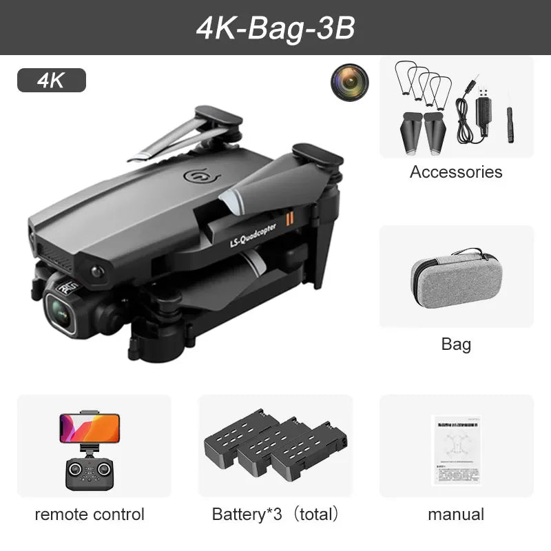 XT6 Mini Drone - 4K/1080P HD Camera, Compact Aerial Photography