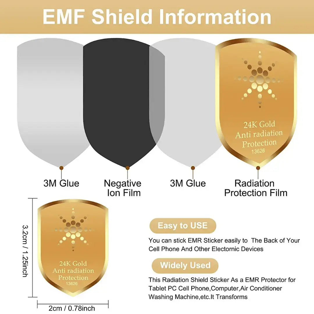 EMF Defense Shield - Protection for Phone and Electronic Devices