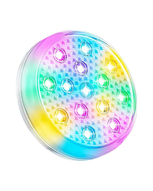 Luces LED sumergibles para piscina IP68 - Luces flotantes recargables que cambian de color con control remoto
