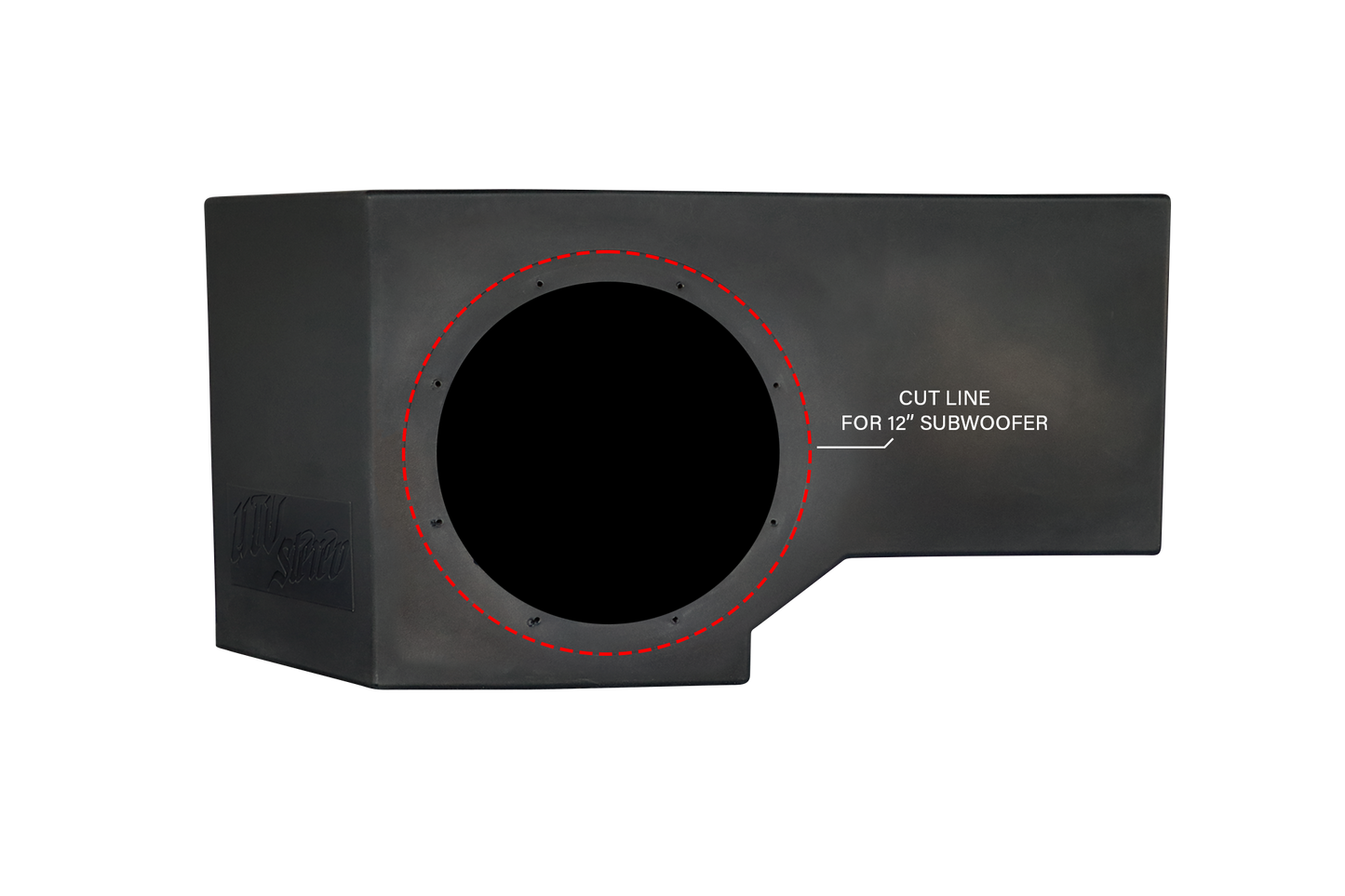 Can-Am Defender 1200W Subwoofer Kit - Single Passenger Side 10" Audio System