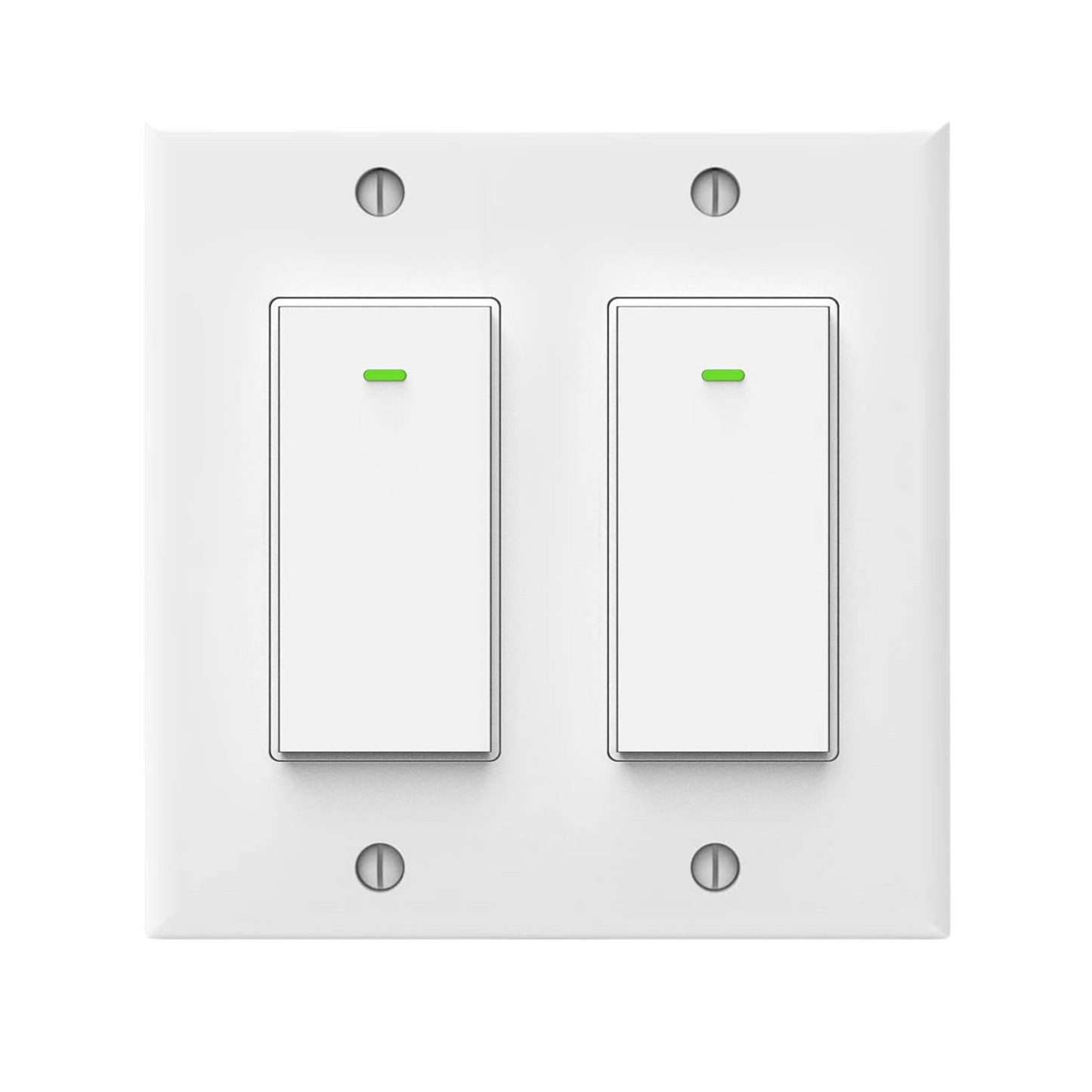 Smart WiFi Light Switch - Double Gang Compatible with Alexa & Google Assistant