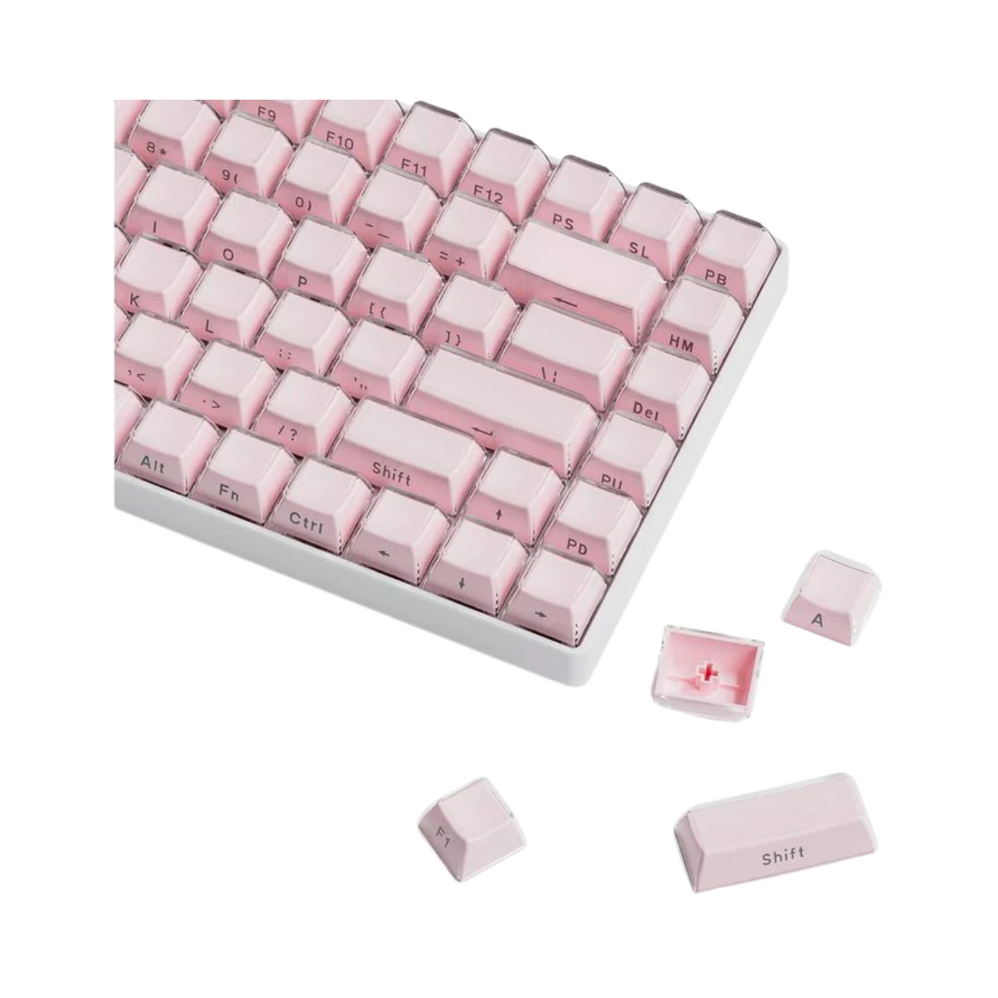 Cute Jelly Keycaps - OEM Side-Print Mechanical Keyboard Accessories