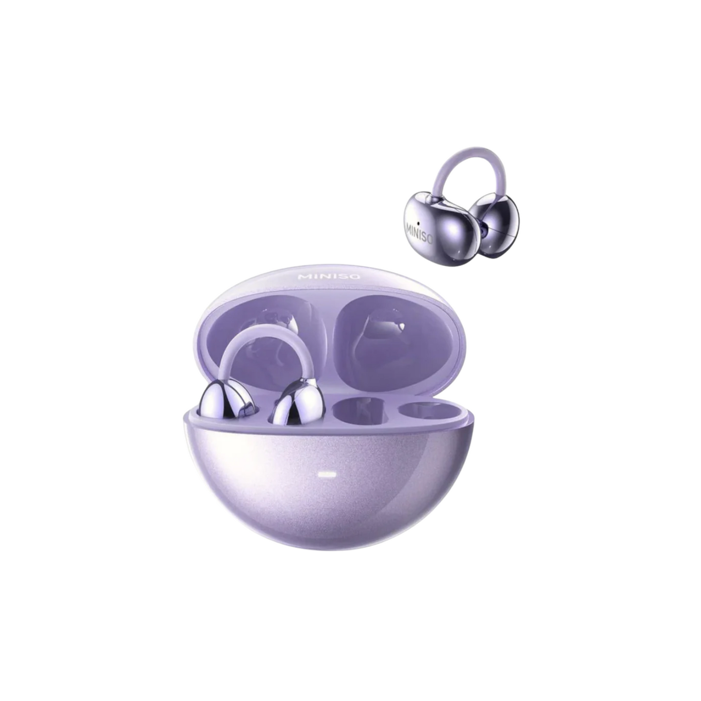 MINISO MS192 Open Ear Wireless Earbuds - 50H Battery with Clip-On Design