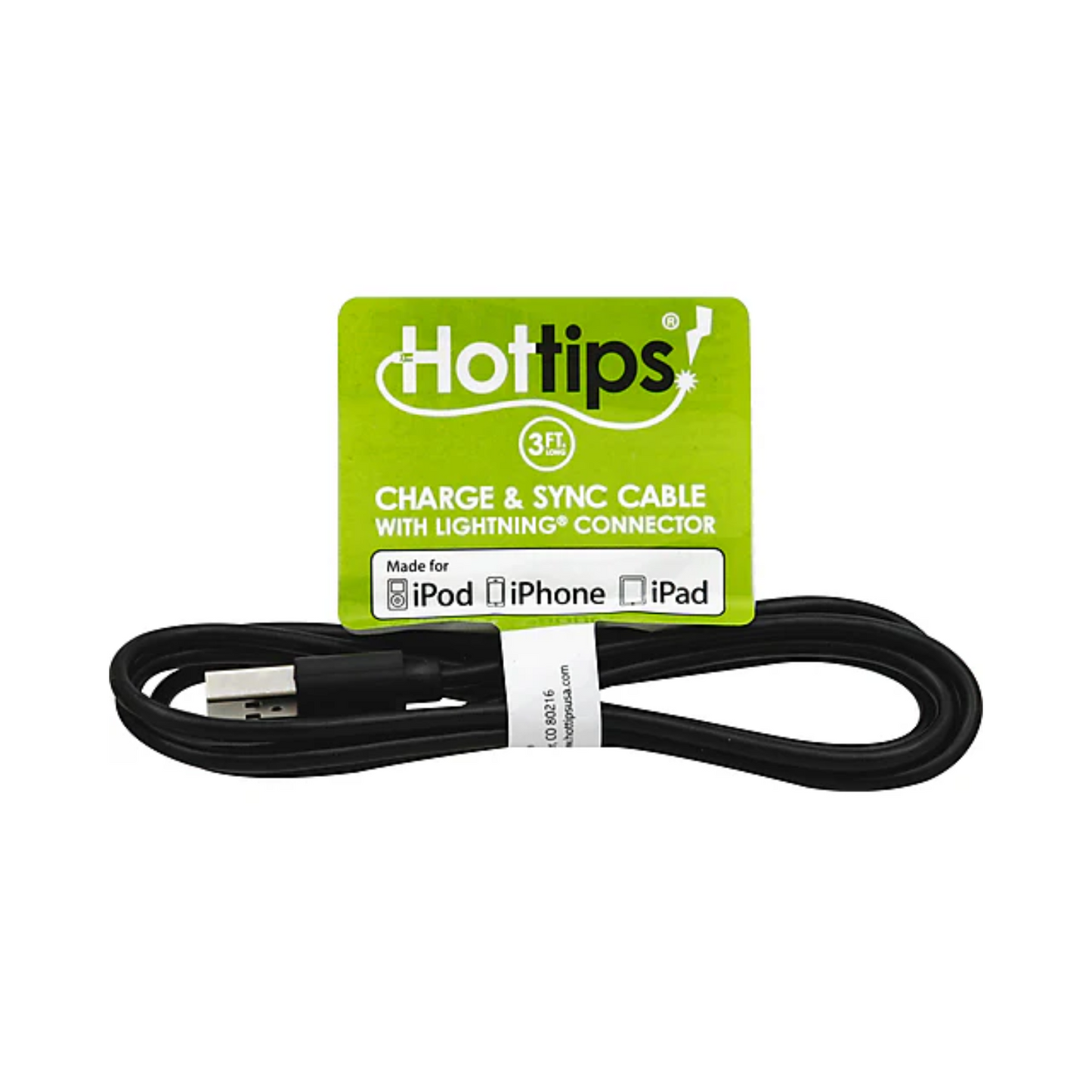 Cable de carga Hottips de 90 cm: solución universal de carga y sincronización