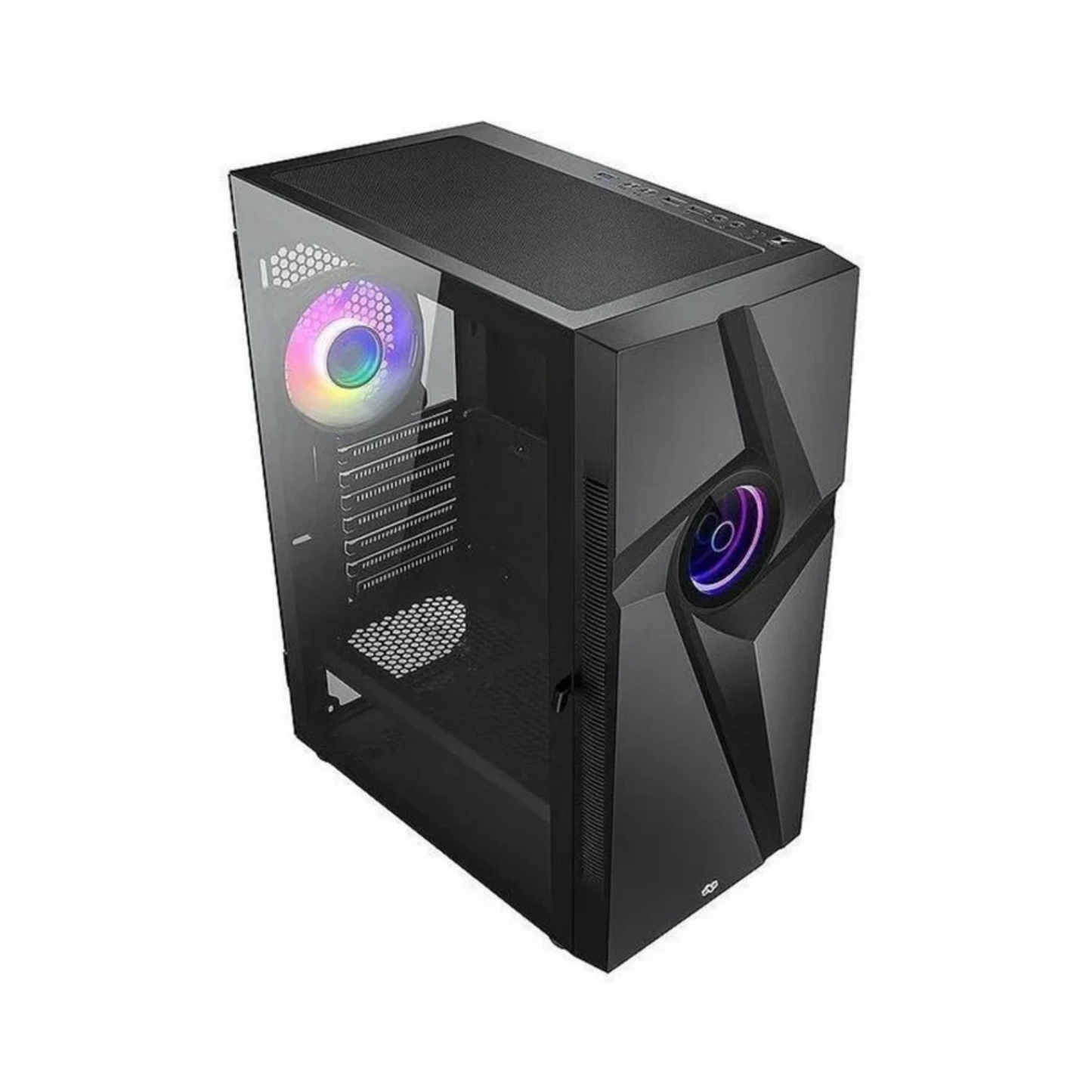Caja de ordenador B-Vortex RGB: torre de PC para juegos de alto rendimiento