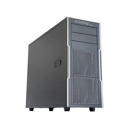 X99/X79 Dual Main Board Case - Desktop Tower, Water-Cooled, 9 Optical Drive Bays