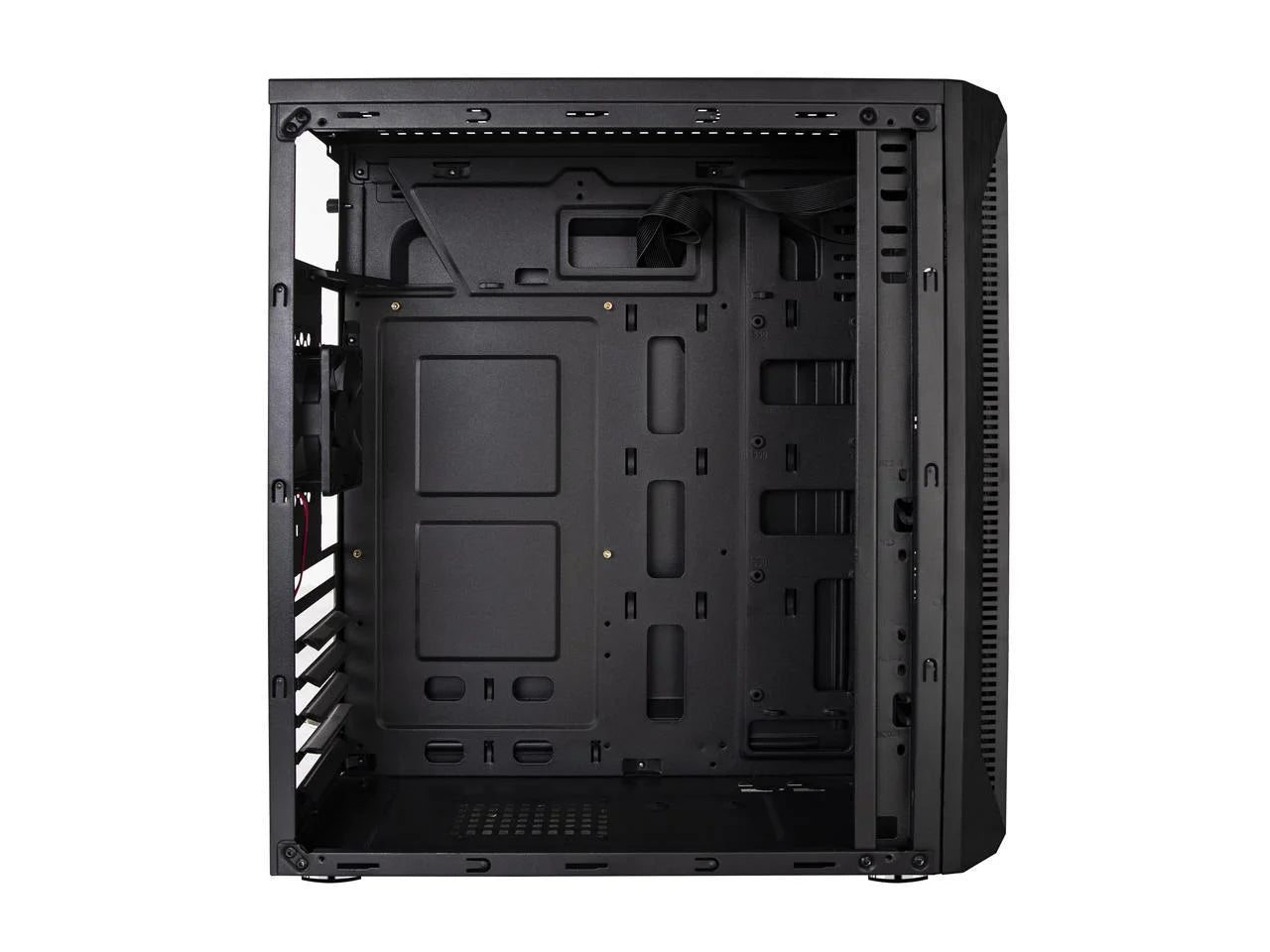 DIY-S07 ATX Mid Tower Computer Case, Black