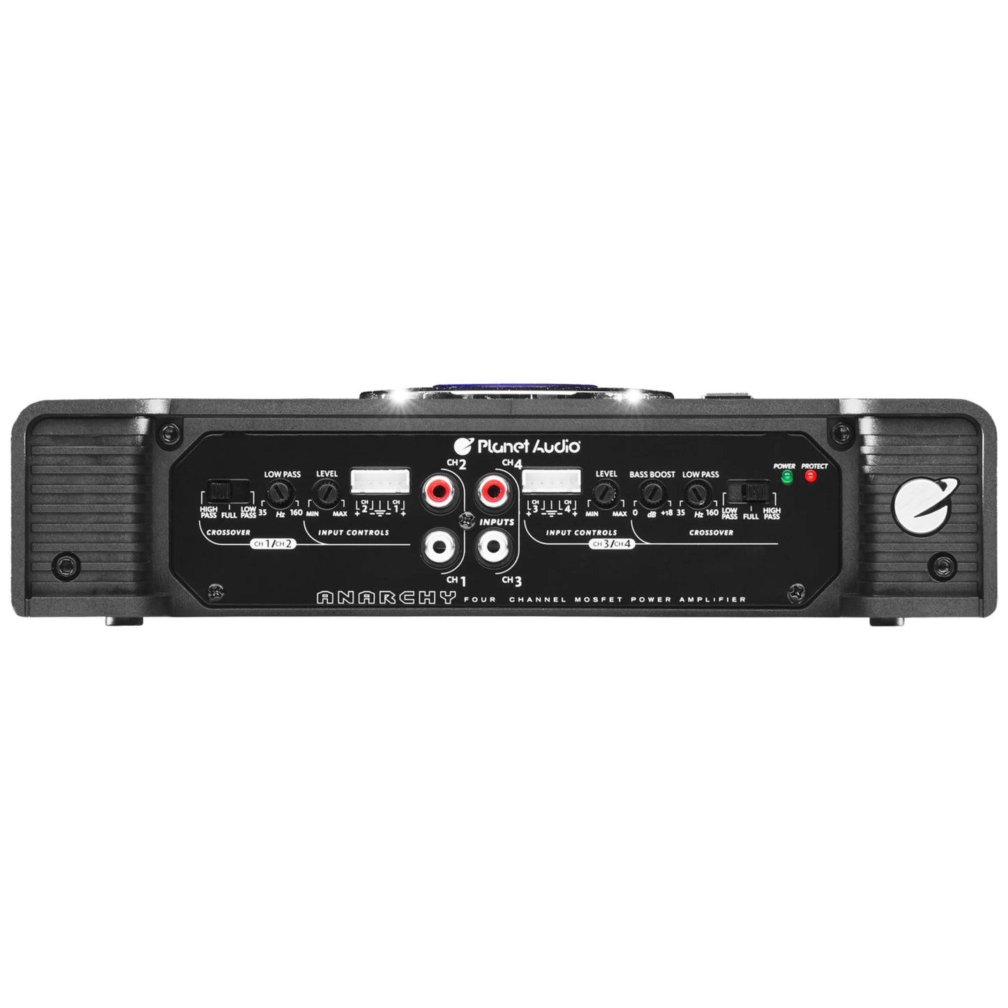 AC1200.4 Bridgeable Vehicle Audio Amplifier, Black, 7.23 Lb