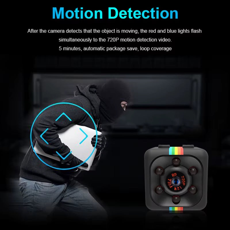 SQ11 Camera 1080P 2MP Surveillance Camera Sports Record Monitor Camcorders Video Protection Remote Surveillance Smart Home