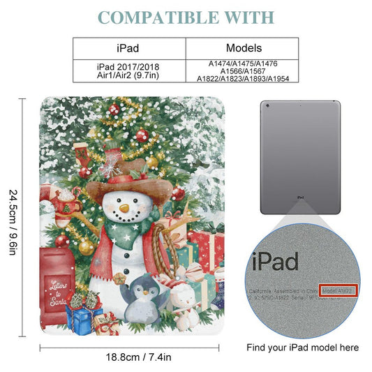 Tablet Case with Pencil Holder – Christmas Came to Town